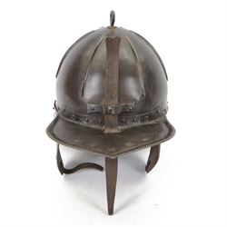 Reproduction 17th century one bar lobster tail helmet