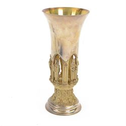 Modern limited edition silver goblet, 'made by order of The Lord Bishop of Ripon to commem...