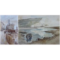 English School (Early 20th century): 'Westminster' and 'Cuckmere Haven - Sussex', pair wat...