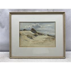 Charles Edward Wanless (British c1875-1938): Sand Dunes on the Northumberland Coast, watercolour signed 23cm x 33cm
Provenance: direct from the artist's family, part of a collection never previously seen on the market