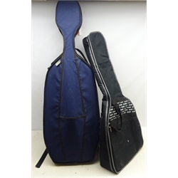  Hiscox Cello Protectorbag and a Kinsman soft guitar case (2)  