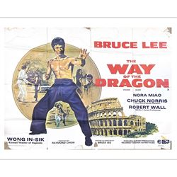 Bruce Lee 'The Way of the Dragon' original UK film poster, and another 'Hapkido'