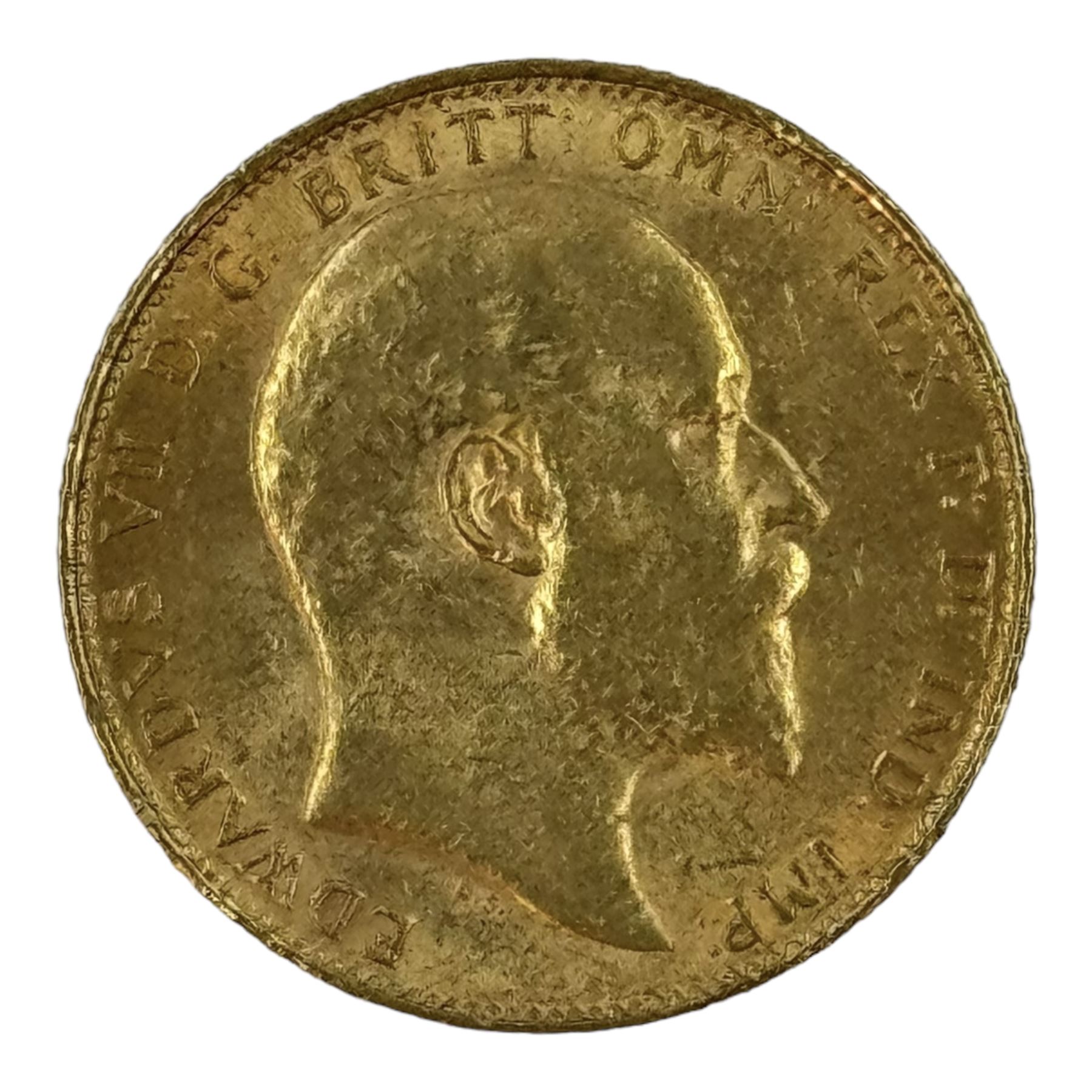 King Edward VII 1910 gold full sovereign coin