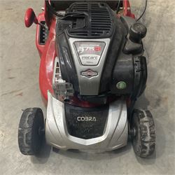 Cobra 575iS petrol lawnmower, electric start, with battery and charger