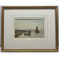 John Francis Branegan (British 1843-1909): 'Yarmouth', watercolour signed and titled 15cm x 23cm