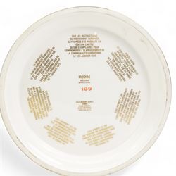 Spode commemorative European Community Cup, 1973, H16cm, European Community Plate, 1973, D27cm and Spode York Minster Plate, 1972, D27cm, all cased with certificates (3)