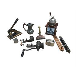 Jordan & Sons Ltd cast iron stamp, together with other metal ware and collectables