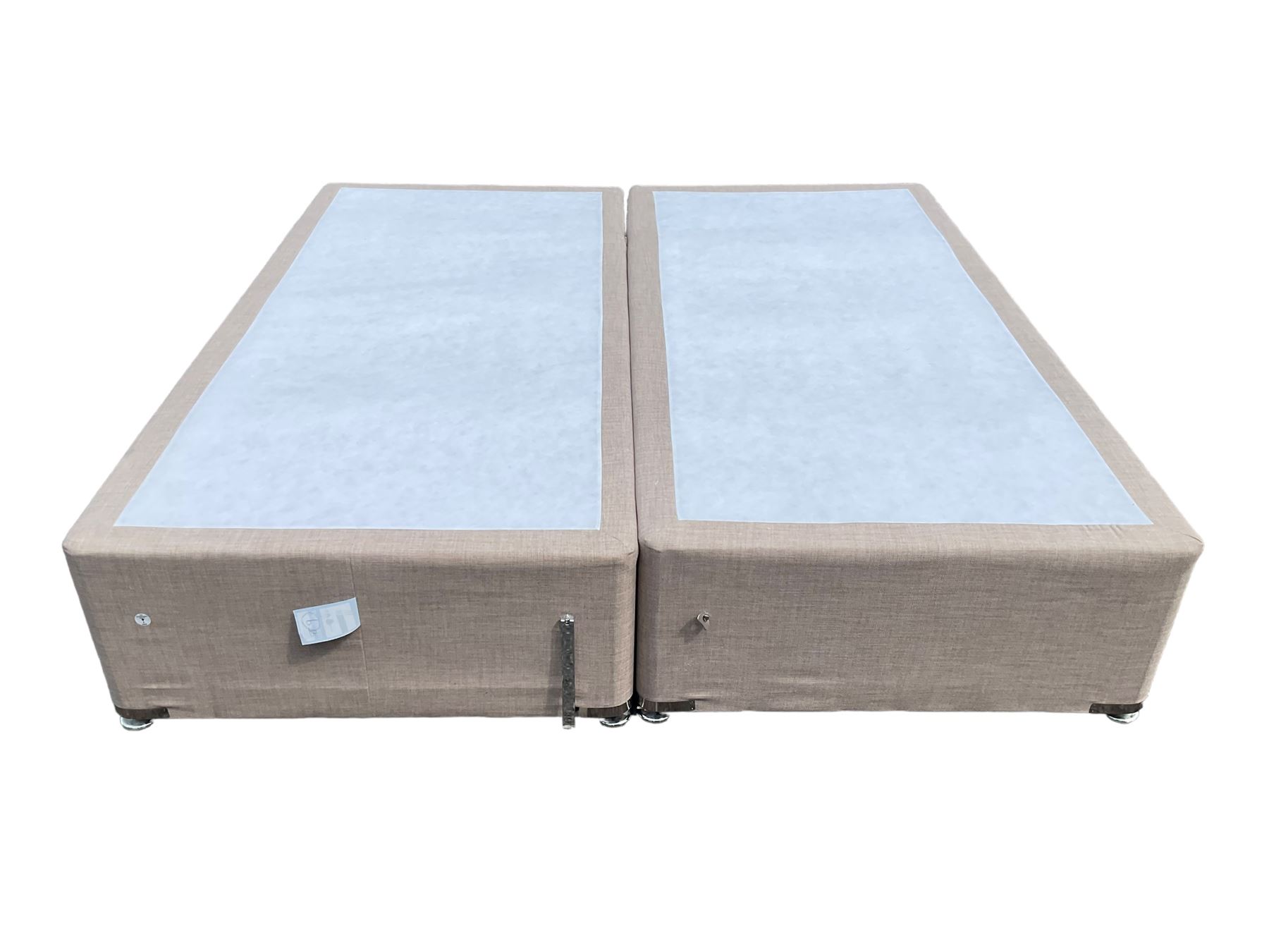 2 x SuperKing 6ft twin divan beds bases