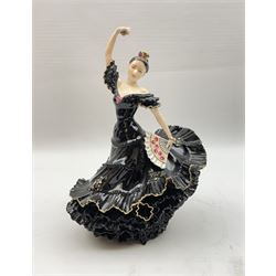 Coalport figure Flamenco, limited edition figure, sculpted by David Lyttleton, no. 8358/9,500