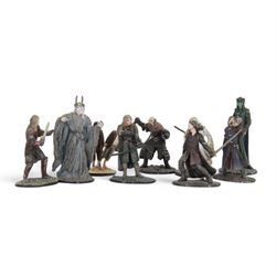 Eaglemoss Lord of the Rings collectors figures with magazines in binders