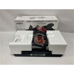 Gearbox 1:12 scale ‘1958 Chevrolet Corvette’ 17904 Mint Precision Series die-cast model, on plinth in original box