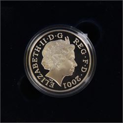 Four The Royal Mint United Kingdom silver proof five pound coins, comprising 1997 'In Memory of Diana Princess of Wales', 2000 'Queen Elizabeth The Queen Mother Centenary Year' piedfort, 2001 'Victorian Anniversary Crown' and 2002 '1900-2002 Her Majesty Queen Elizabeth The Queen Mother' all cased with certificates