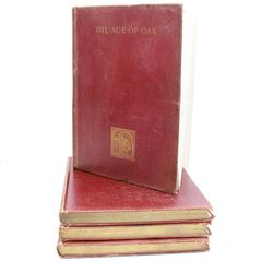 Macquoid (Percy), A History of English Furniture, Lawrence & Bullen, 1904-08, four folio volumes, illustrated, top edge gilt, original cloth