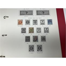 Great British and World stamps, including King George V seahorse, Queen Elizabeth II pre decimal issues, various United States of America mostly commemorative issues etc, housed in albums, folders and loose