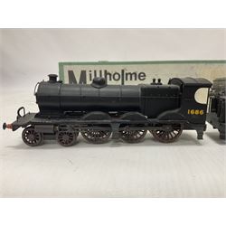 Millholme Models ‘00’ gauge - kit built GCR/LNER B5 Class 4-6-0 no.1686 steam locomotive and tender in LNER black; with original box 