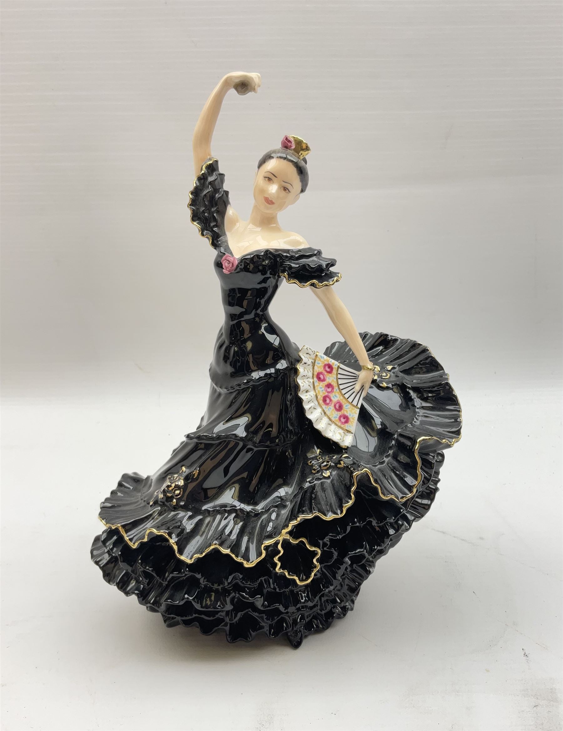 Coalport figure Flamenco, limited edition figure, sculpted by David Lyttleton, no. 8358/9,500