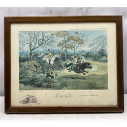 Norman Thelwell (British 1923-2004): The Hunt, set of six satirical limited edition prints each signed and numbered in pencil 28cm x 36cm (6)