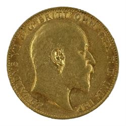 King Edward VII 1907 gold full sovereign coin