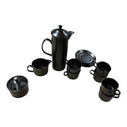 Wedgwood of Etruria & Barlaston coffee set for six with Wedgwood of Etruria & Barlaston pr...