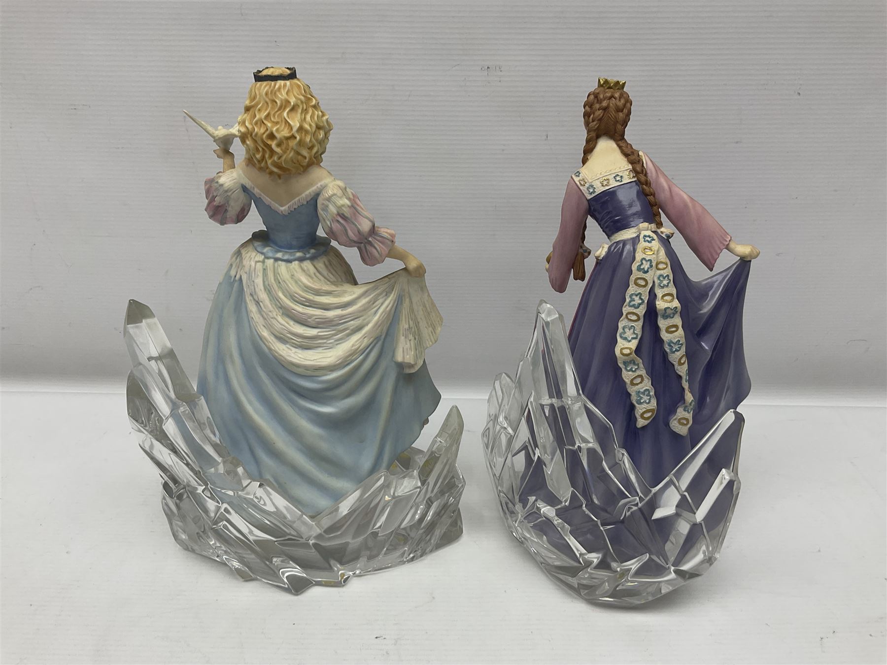 Eight Franklin Mint figures, including Sleeping Beauty, Vienna Waltz, Princess of Glass Mountain, Princess of the Ice Palace etc 