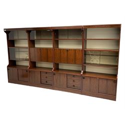 Greaves & Thomas - four-sectional combination wall unit