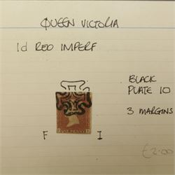 Great British and World stamps, including Queen Victoria imperf penny reds, Italy, Ireland, Poland, Spain, Brazil, Canada, India and other world stamps, various empty albums, PHQ cards etc, housed in various albums and loose, in one box 