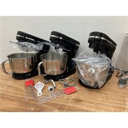 Set of three New Vospeed stand mixers with accessories  - THIS LOT IS TO BE COLLECTED BY APPOINTMENT FROM DUGGLEBY STORAGE, GREAT HILL, EASTFIELD, SCARBOROUGH, YO11 3TX