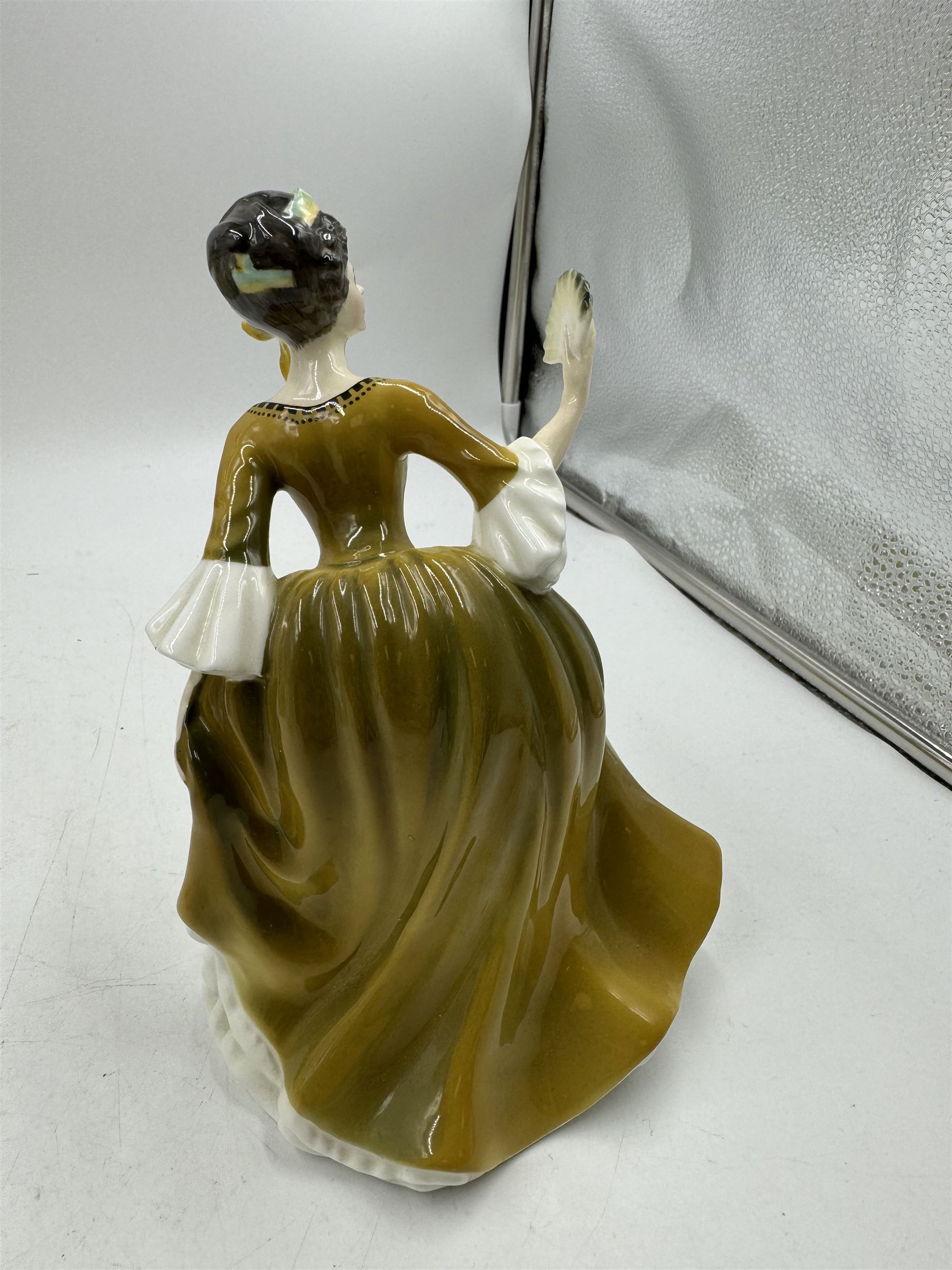 Seven Royal Doulton figures, including Amy's Sister HN3445, Elyse HN2474, With Love HN3393 etc