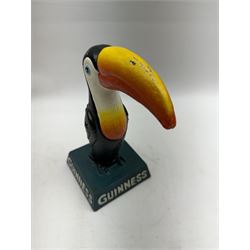 Reproduction cast iron Guinness toucan, H20cm