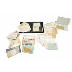 Postal history and ephemeral items, including Air Mail covers, Queen Victoria Natal post c...