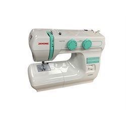 Janome sewing machine, together with Aeg Olympia typewriter 