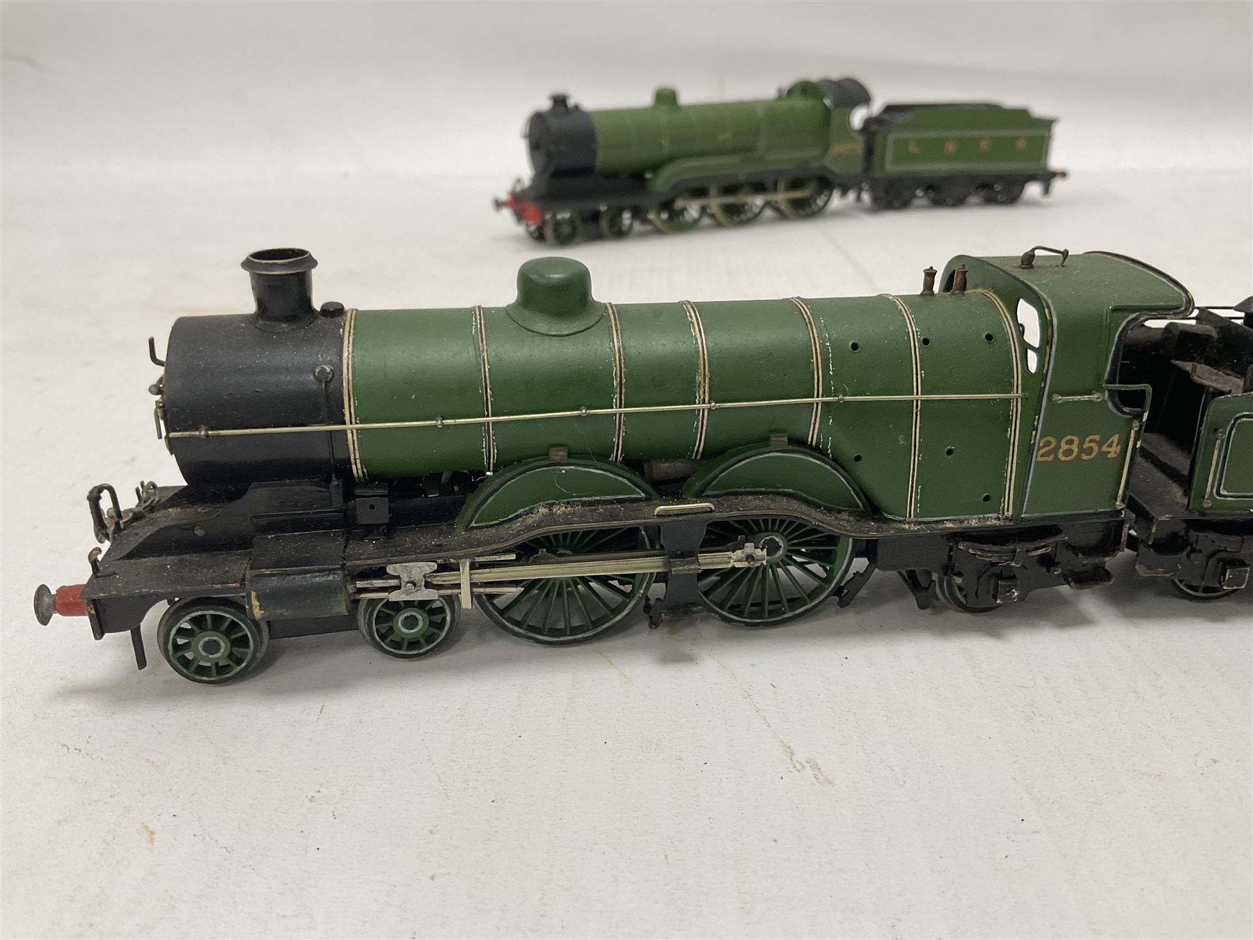 ‘00’ gauge - four kit built steam locomotive and tenders comprising ...