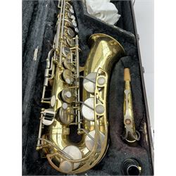 Yamaha 21 Alto Saxophone, cased