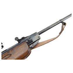 Weihrauch model HW35 air rifle Kal.5.5, with A.S.I De Luxe 4 x 32 scope, overall L121cm serial no. 989962