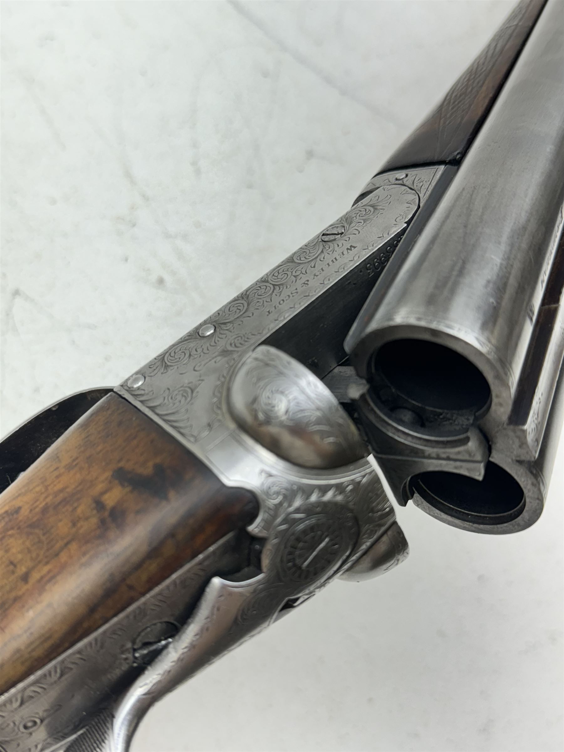 SHOTGUN CERTIFICATE REQUIRED - Webley & Scott Birmingham 12-bore double ...