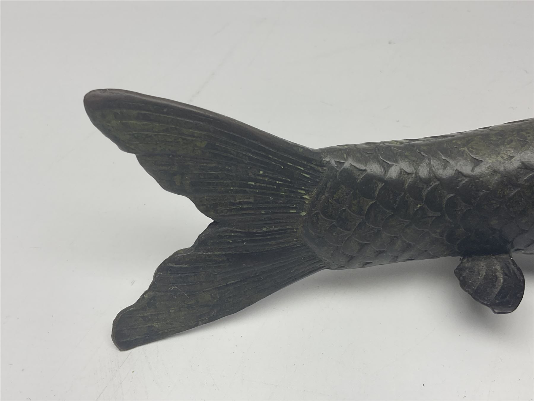 Bronze koi carp, L29cm