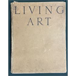 Scofield Thayer (American 1889-1982): 'Living Art' (Twenty Facsimile Reproductions after Paintings, Drawings and Engravings and ten photographs after sculptures by Contemporary Artists), limited edition portfolio of 400 printed at Ganymed Press, Berlin, 1923 
Notes: Scofield was an American Poet and Publisher and editor in chief of the Dial magazine. Living Art contains reproductions of what Thayer believed was the best in the art of the period, containing lithographs of works from his own collection by  Pablo Picasso, Henri Matisse, Gaston Lachaise, Marc Chagall and Edvard Munch. All the works within the folio were owned by Thayer and bequeathed to the MET museum. 