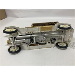 Franklin Mint - six 1:24 scale die-cast Rolls-Royce models comprising 1907 Rolls-Royce ‘The Silver Ghost’, boxed with original packaging and paperwork, 1929 Rolls-Royce ‘Phantom I’ with original packing, 1914 Rolls-Royce, 1911 Rolls-Royce, 1955 Rolls-Royce ‘Silver Cloud 1’, and 1992 Rolls-Royce Corniche IV 