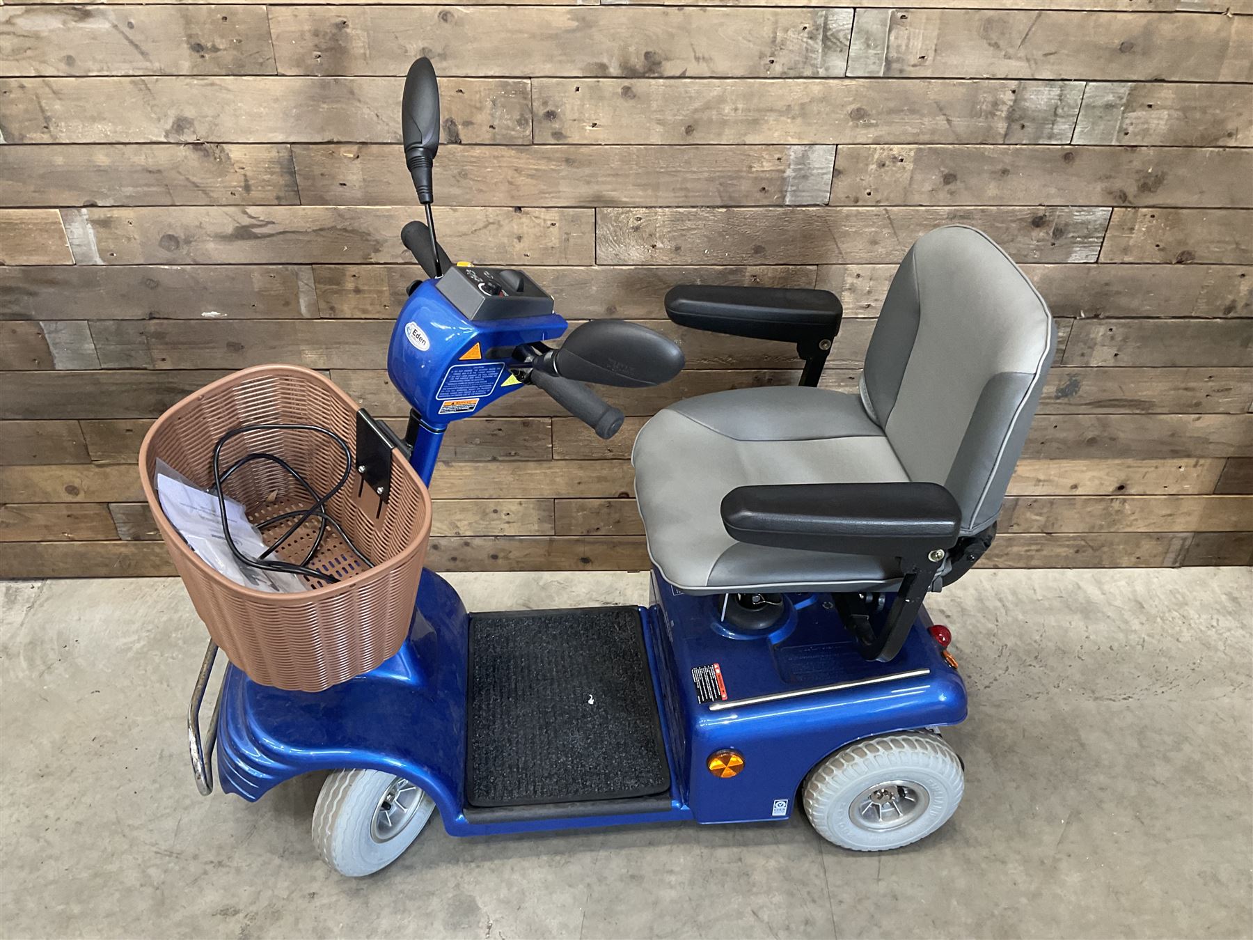 Pathmaster four wheel electric mobility scooter, with charger and paperwork