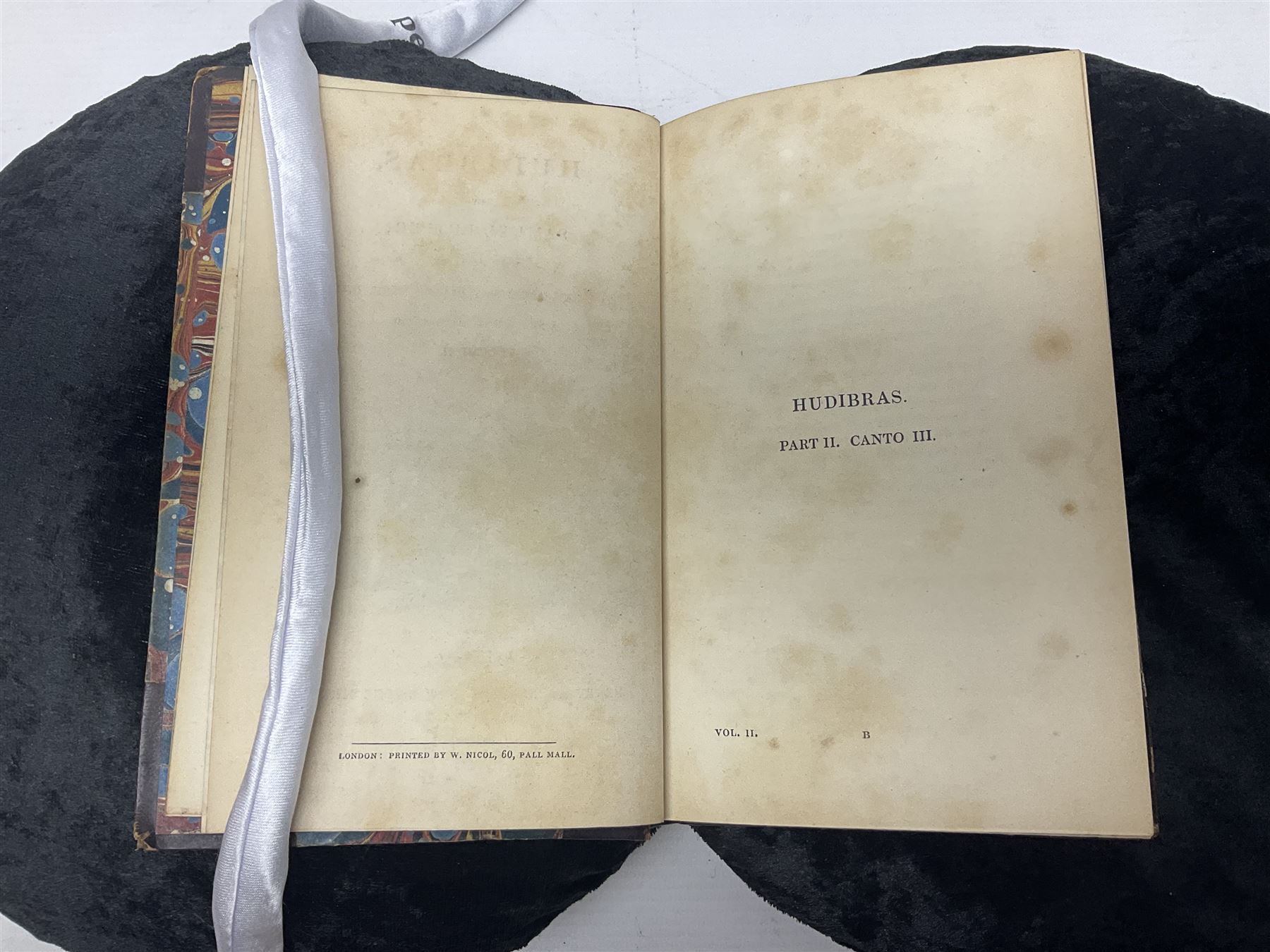 Sam Butler; Hudibras, two volumes, Henry Washbourne, London 1867 