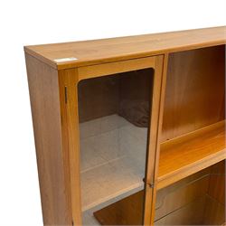 Mid-to-late 20th century teak wall unit