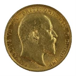 King Edward VII 1906 gold full sovereign coin