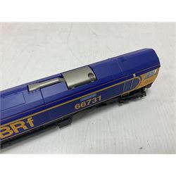 Hornby ‘00’ gauge - DCC ready GBRf Co-Co Class 66 ‘InterhubGB’ no.66731; in original box 