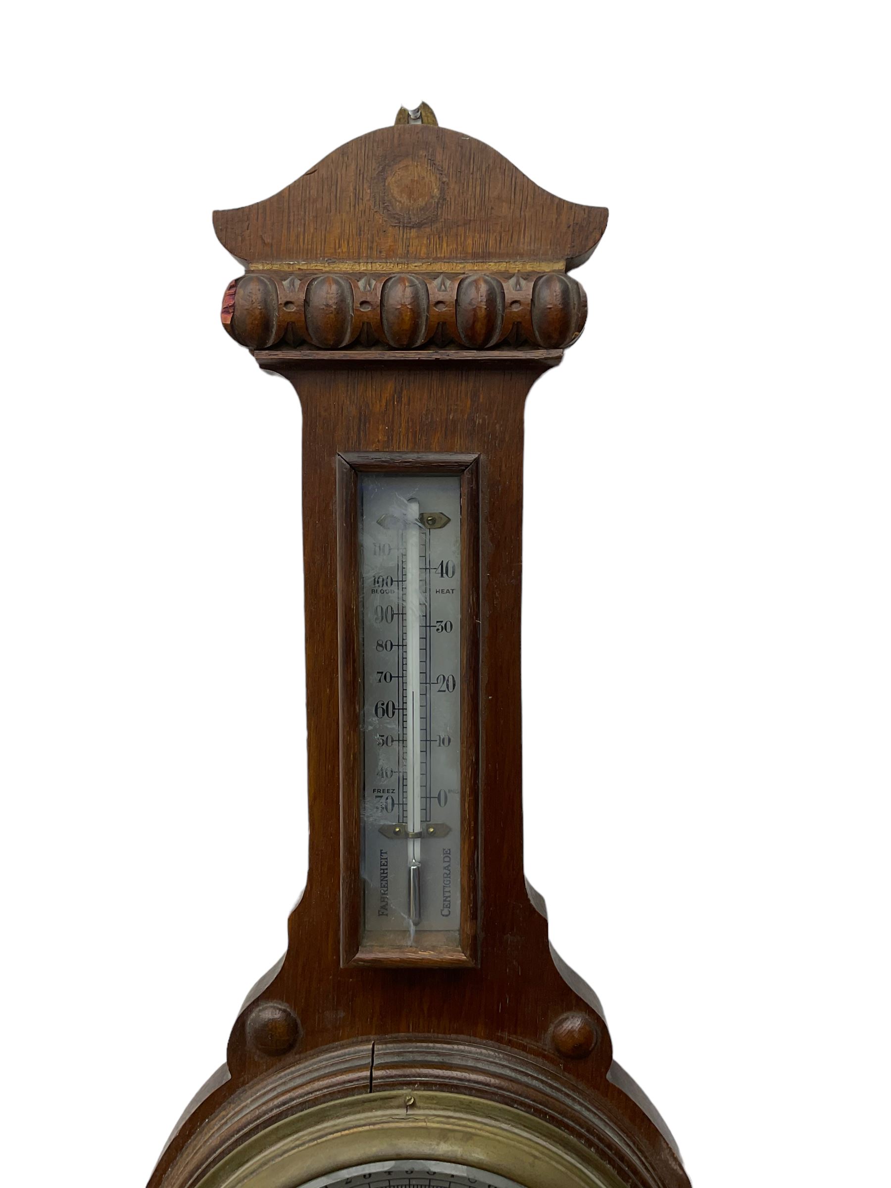 Aneroid barometer/thermometer