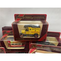 Matchbox - approximately sixty Models of Yesteryear to include special edition 1820 Passenger Coach and Horses, limited editions 1894 Aveling-Porter Steam Roller, 1829 Stephensons Rocket and 1905 Fowler Showman’s Engine; older models from the 1970s such as Y-1 1911 Model ‘T’ Ford, and a large quantity of modern models with reference materials in folder; mostly boxed 