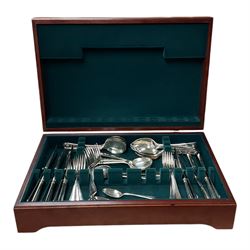 Canteen of Cooper Bros cutlery for six, cased