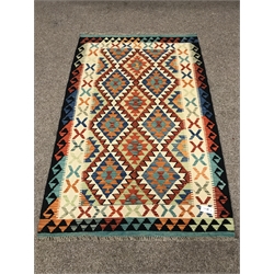 Chobi Kilim multi-coloured rug, 163cm x 106cm