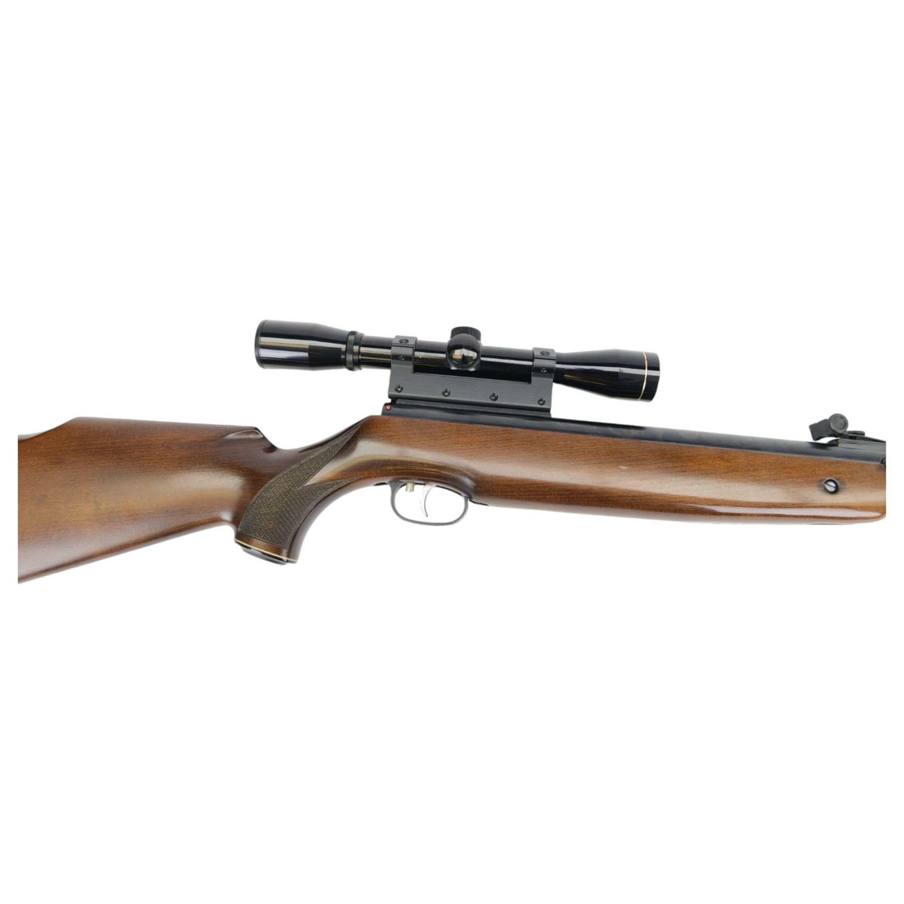  Weihrauch model HW85 air rifle, Kal.4.5, with Nikko Stirling Silver Crown 4 x 32 scope, overall L117cm, serial no. 1082555