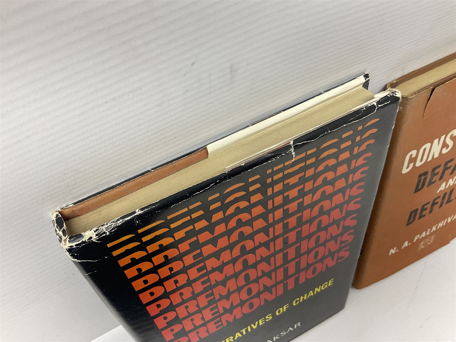 P.N Haksar; Premonitions, Imperatives of Change, Interpress Bombay 1979 and N.A Palkhivala; Our Constitution Defaced and Defiled, Macmillan 1974  