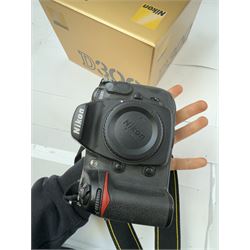 Nikon D300 camera body serial no. 4105777, boxed with shoulder strap, instructions, charger, etc